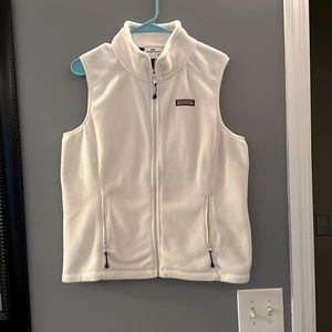 Vineyard Vines cream vest. Soft, good condition, only worn a handful of times!